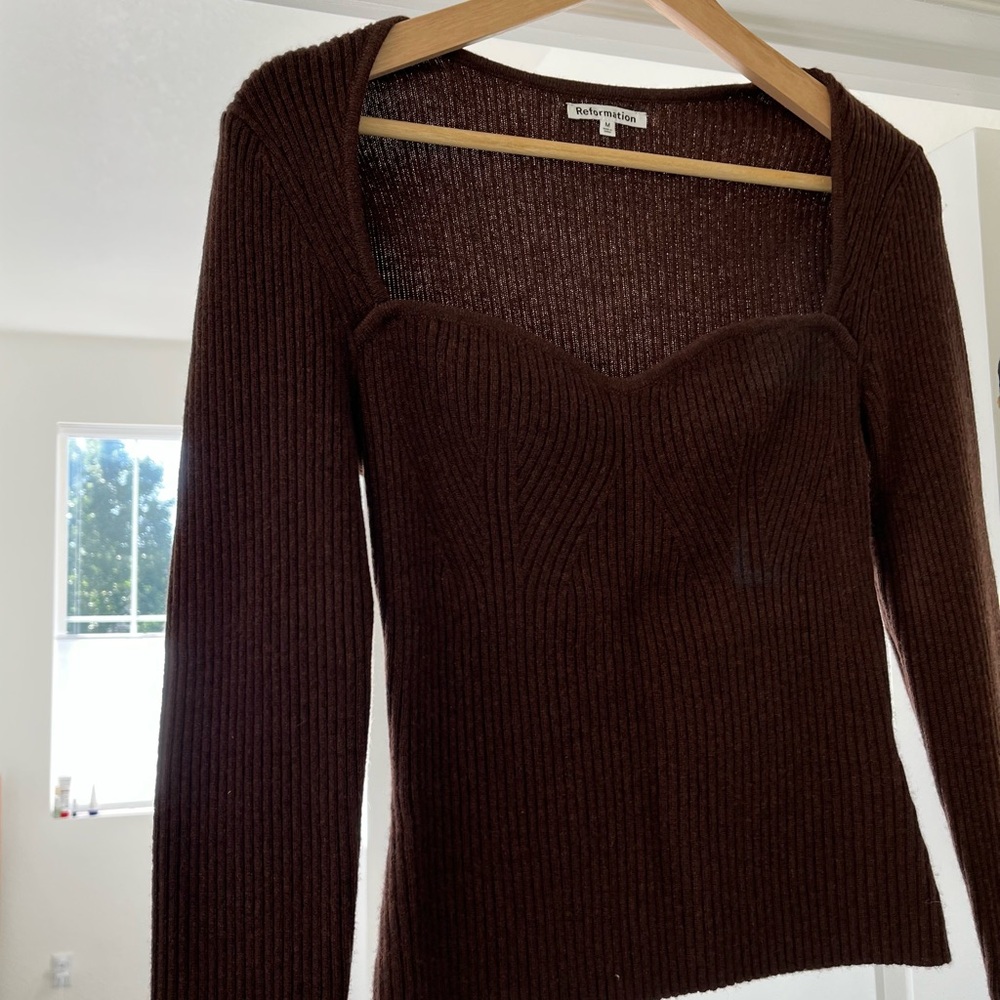 Reformation Glenna Cashmere Sweater - Picture 5 of 10
